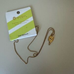 Spartina 449 Gold Necklace with Key Charm